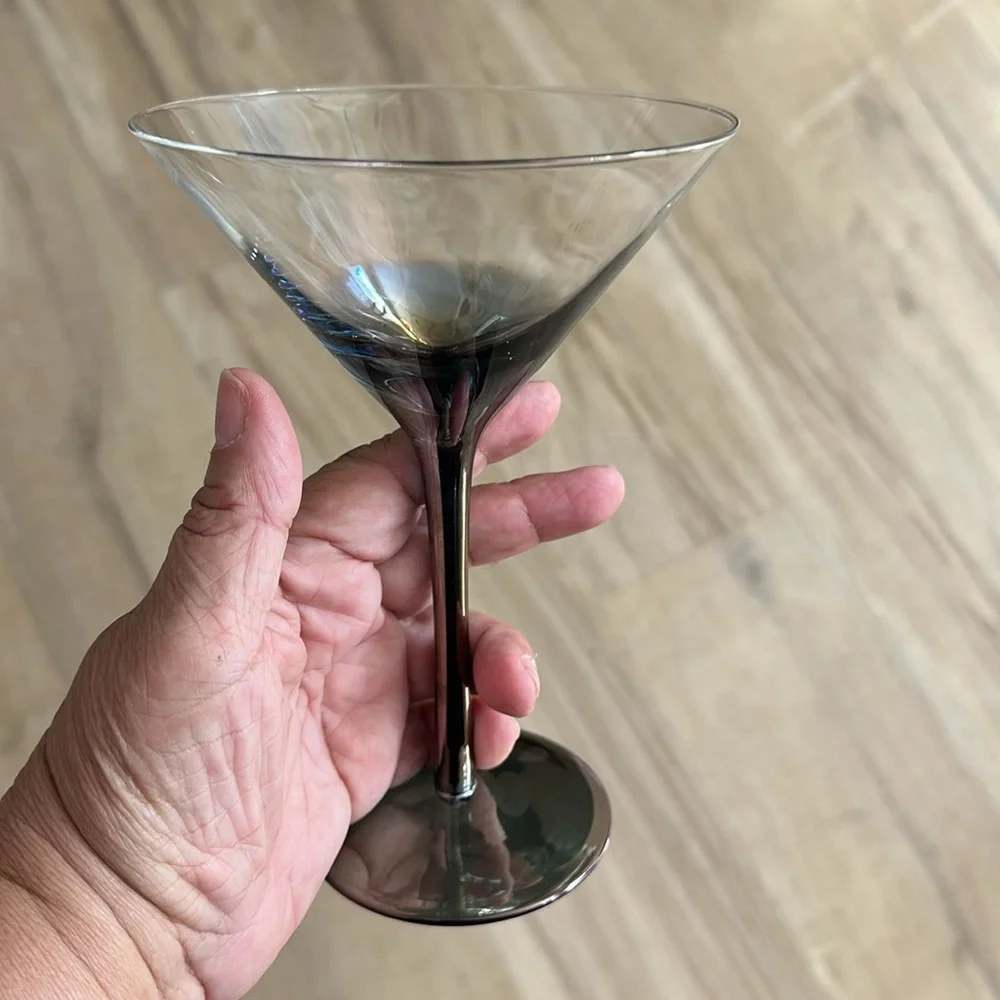 🧡 Vintage Pier 1 Imports Martini Glasses set of 6 🧡 - Picture 2 of 4